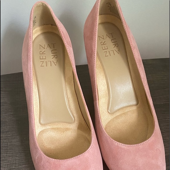 Naturalizer Michelle Peony Pink Suede Classic High Heels Platform Pump 6.5M - Picture 6 of 12